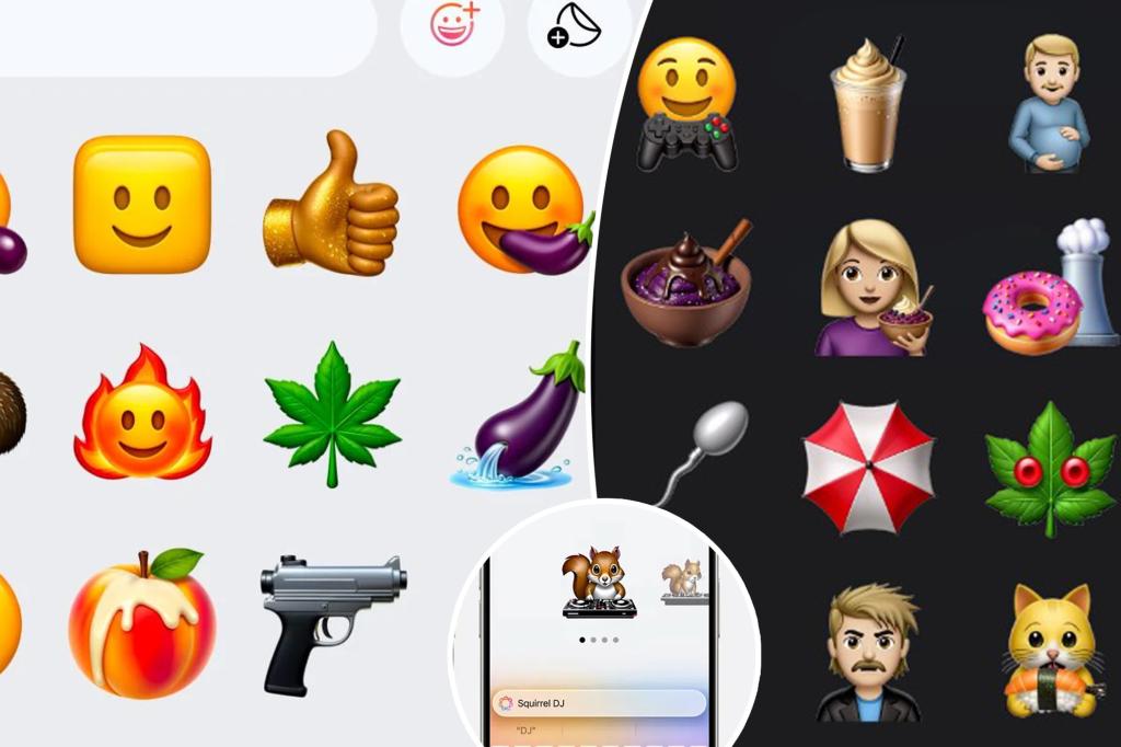 Apple users are making NSFW emojis with new Genmoji app - before it's 'banned'